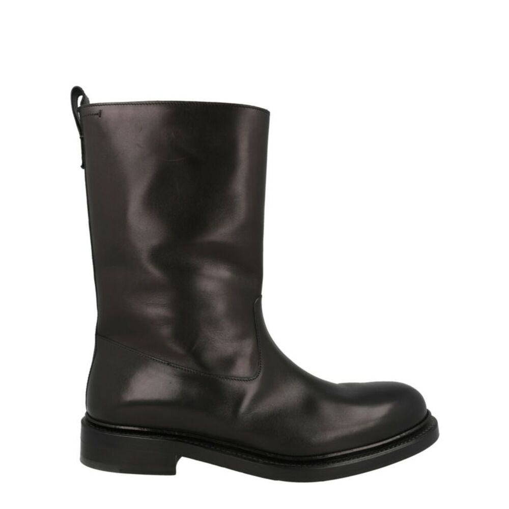 Brioni Leather Boots Black Mens